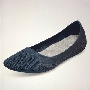 Allbirds Tree Breezer Navy blue Knit Ballet Flats Size 6.5 Women’s, like new